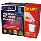 All Natural Magnesium 400 mg 20 sachets