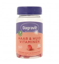 Voedingssupplementen Dagravit Huid en haar vitamine gummies 60