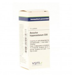 VSM Aesculus hippocastanum D30 10 gram globuli