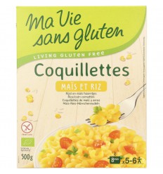 Ma Vie Sans Gluten Macaroni van mais en rijst glutenvrij biologisch 500 gram
