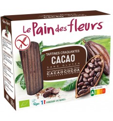 Pain Des Fleurs Krokante biologisch crackers met cacao biologisch 160 gram