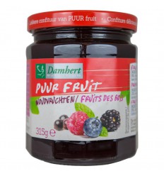Damhert Puur fruit Woudvrucht confiture 315 gram