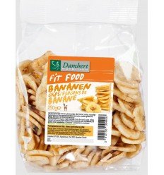 Damhert Fit food bananenchips 250 gram