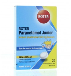 Roter Paracetamol 250 junior 20 smelttabletten