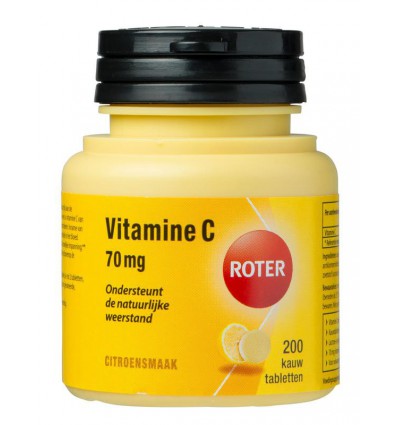Vitamine C 70 mg citroen 200