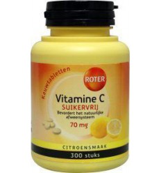 Roter Vitamine C 70 mg suikervrij 300 kauwtabletten