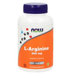 NOW L-Arginine 500 mg 100 capsules