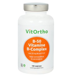 Vitortho B-50 Vitamine B-Complex 100 vcaps