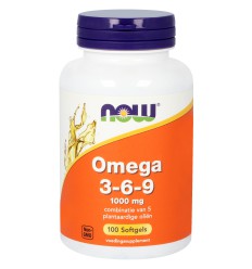 NOW Omega 3-6-9 1000 mg 100 softgels