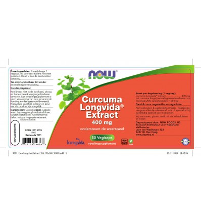 Now Kruidenextracten NOW Curcuma longvida extract 50 vcaps kopen