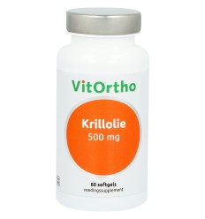 VitOrtho Krillolie 500 mg 60 softgels