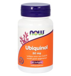NOW Co-Q10 Ubiquinol 50 mg 60 softgels