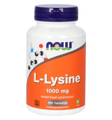 NOW L-Lysine 1000 mg 100 tabletten
