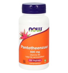 NOW Pantotheenzuur 500 mg (B5) 100 capsules