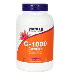 NOW Vitamine C 1000 mg complex 180 tabletten