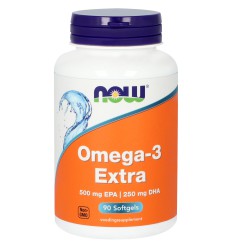 NOW Omega-3 Extra 500 mg EPA 250 mg DHA 90 softgels