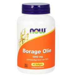 NOW Borage olie 1000 mg 60 softgels