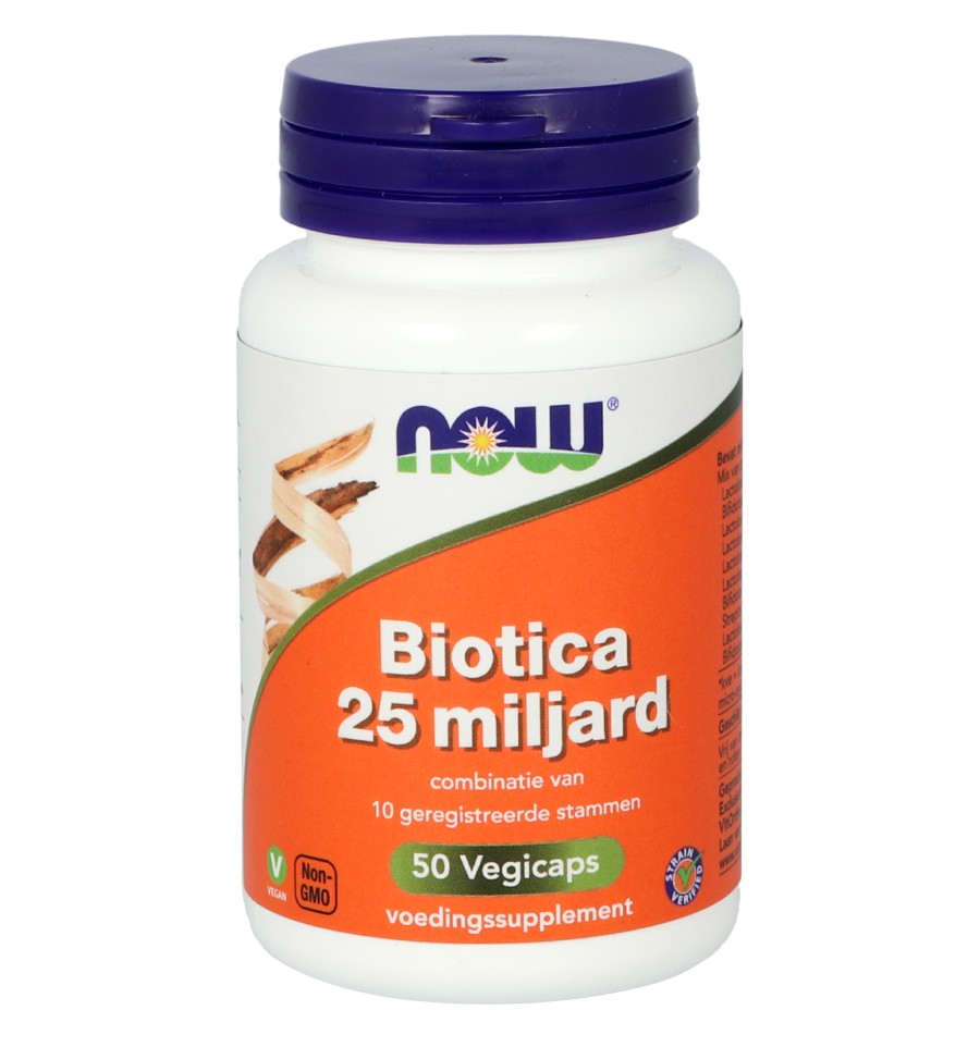 Grijp zuurgraad handelaar NOW Biotica 25 miljard vh probiotica 50 vcaps kopen?
