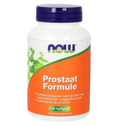 Now Complexformules NOW Prostaat formule biologisch 90 softgels kopen