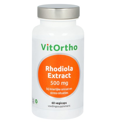 VitOrtho Kruidenextracten VitOrtho Rhodiola extract 500 mg 60 vcaps kopen