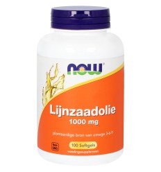 NOW Lijnzaadolie 1000 mg 100 softgels