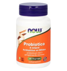 NOW Probiotica 8 miljard acidophilus en bifidus 60 vcaps