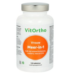 Vitortho Meer-in-1 vrouw 120 tabletten