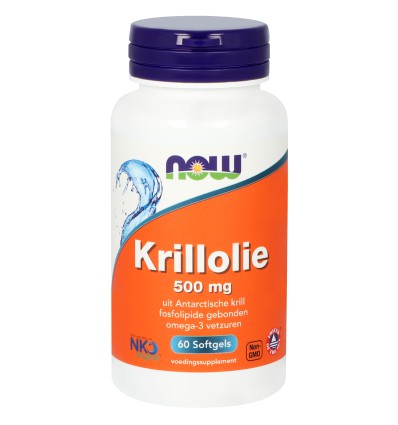 Now Vetzuren NOW Krillolie 500 mg 60 softgels kopen