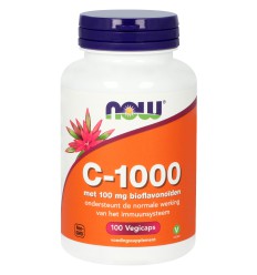 NOW Vitamine C 1000 mg bioflavonoiden 100 vcaps