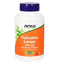 NOW Curcuma Longa 500 mg (Curcumine Phytosome) bio 60 vcaps