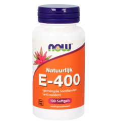 NOW Vitamine E-400 gemengde tocoferolen 100 softgels
