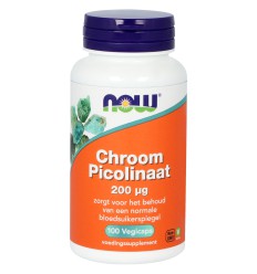 NOW Chroom Picolinaat 200 mcg 100 capsules