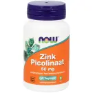 NOW Zink picolinaat 50 mg 60 vcaps