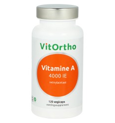 Vitortho Vitamine A 100 mcg 120 vcaps