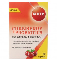 Roter Cranberry & probiotica 30 capsules