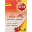 Roter Cranberry & probiotica 30 capsules
