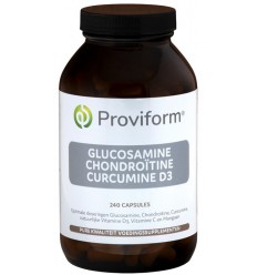 Proviform Glucosamine chondroitine curcuma D3 240 capsules