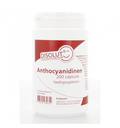 Supplementen Disolut Anthocyanidinen 200 capsules kopen