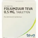 Teva Foliumzuur 0.5 250 tabletten