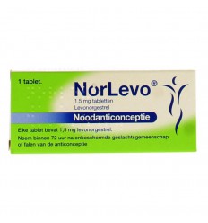 Norlevo 1.50 mg 1 tabletten