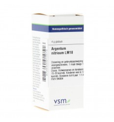 VSM Argentum nitricum LM18 4 gram globuli