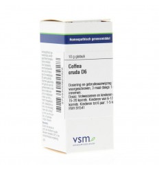 VSM Coffea cruda D6 10 gram globuli