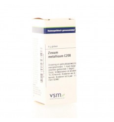 VSM Zincum metallicum C200 4 gram globuli