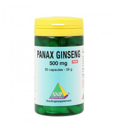 Ginseng SNP Panax 500 mg puur 60 capsules kopen