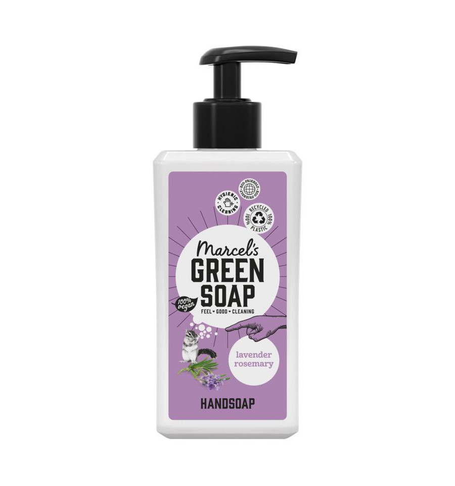 masker Beurs Medicinaal Marcel's GR Soap Handzeep lavendel & rozemarijn 250 ml