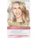 Loreal Excellence 8.1 licht asblond