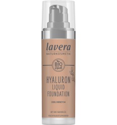 Lavera Hyaluron liquid foundation cool honey 04 30 ml kopen
