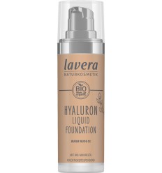 Lavera Hyaluron liquid foundation warm nude 03 30 ml kopen