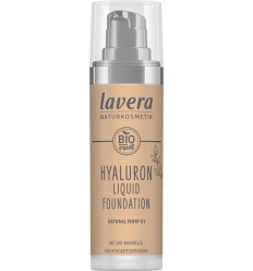 Lavera Hyaluron liquid foundation natural ivory 01 30 ml kopen