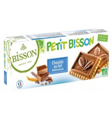 Bisson Petit theebiscuit melkchocolade biologisch 150 gram